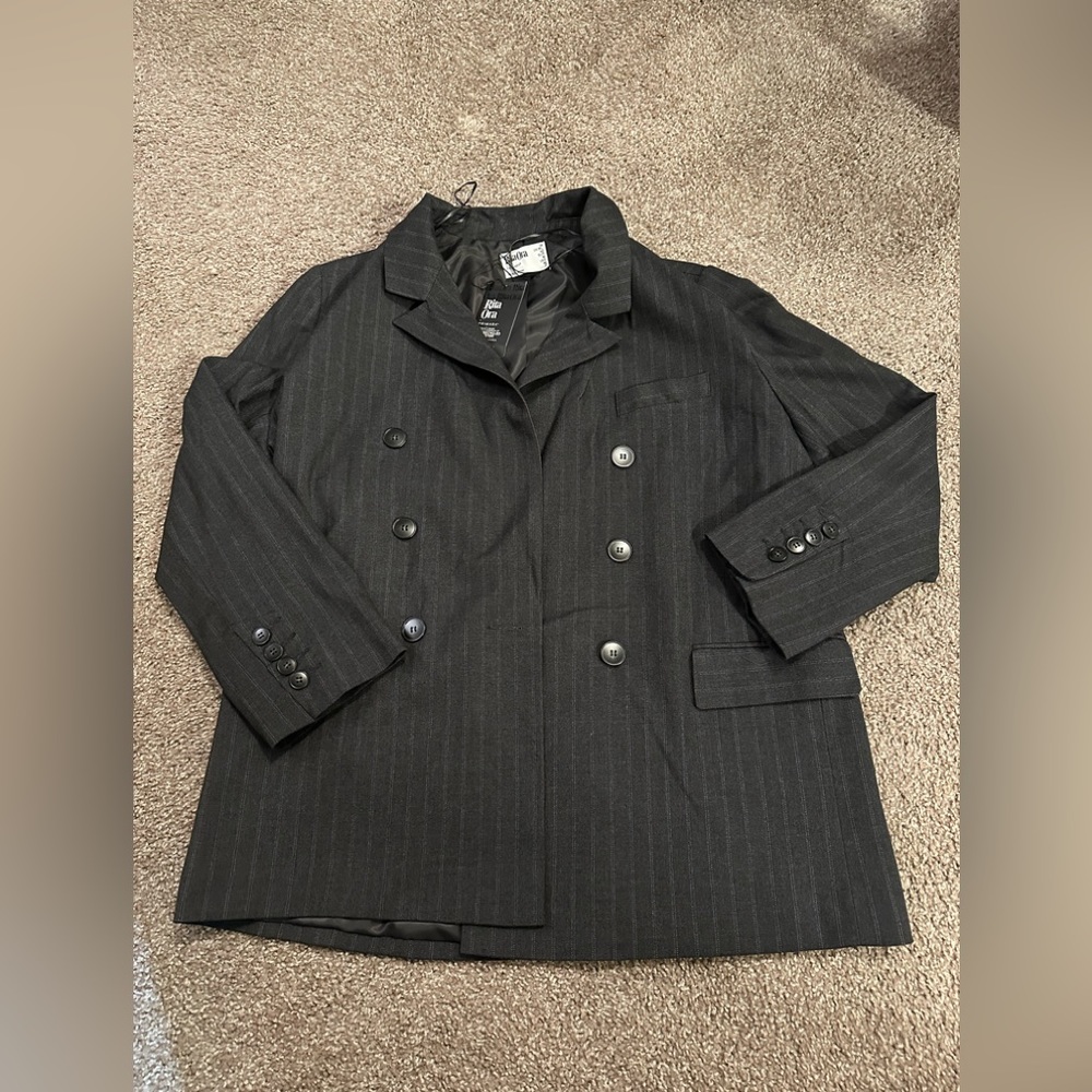 Rita Ora grey blazer / us 10 nwt